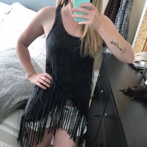 T party country festival fringe top